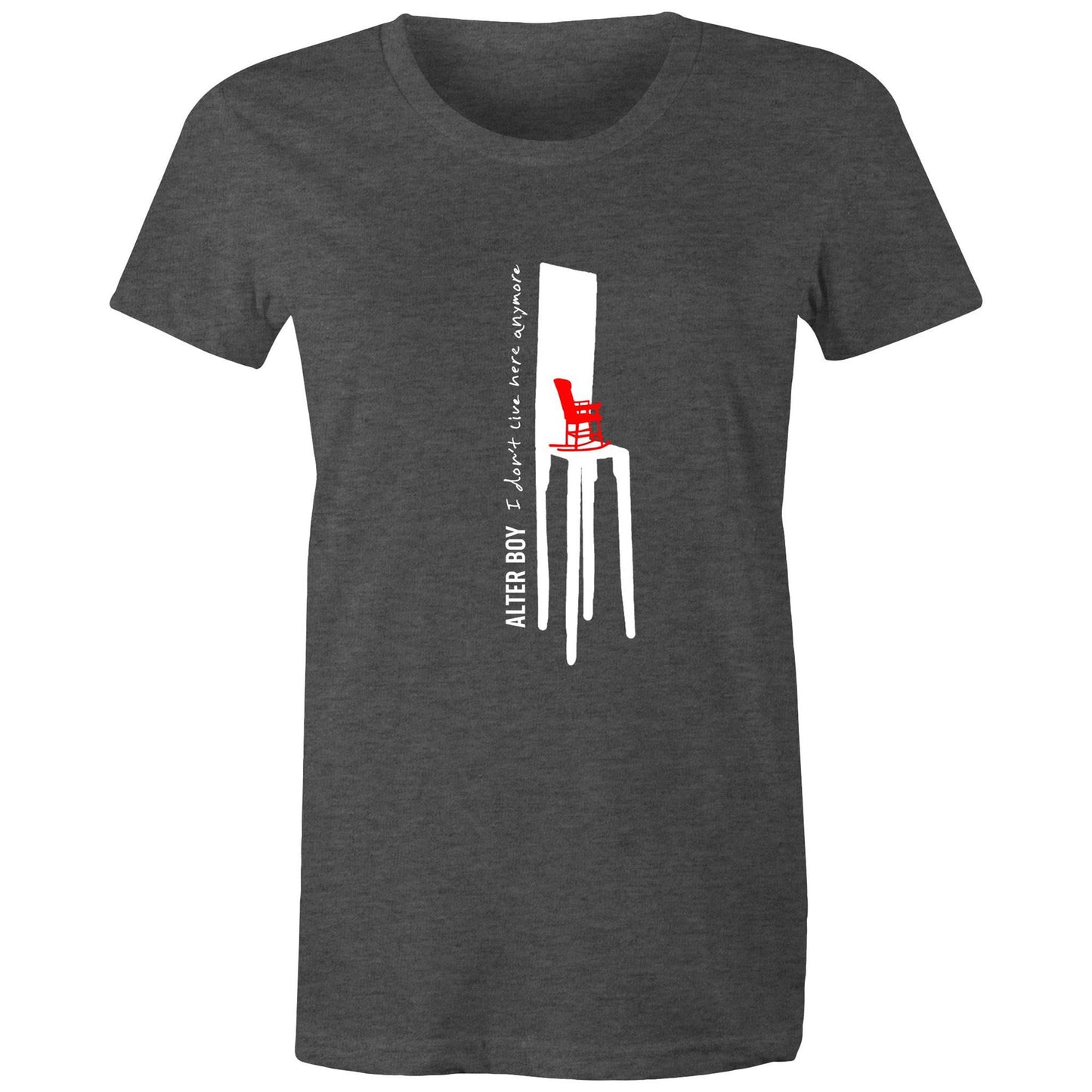 Regular Ladies Fit - I Don't Live Here Anymore Red