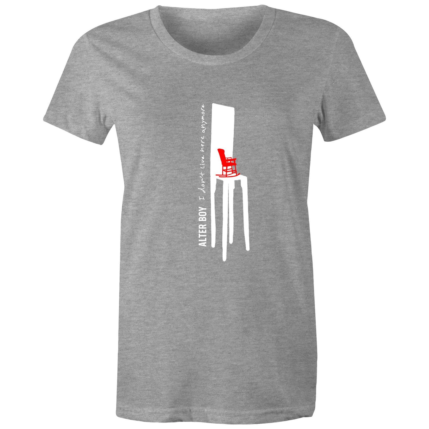 Regular Ladies Fit - I Don't Live Here Anymore Red